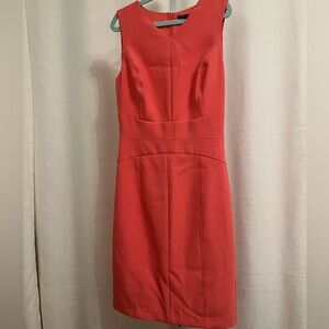 White House Black Market Shift Dress. Coral